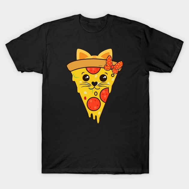 Hello Pizza Slice T-Shirt by bouchrartiste